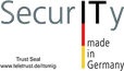 Abzeichen: SecuryTi Trust Seal, made in Germany, TeleTrusT